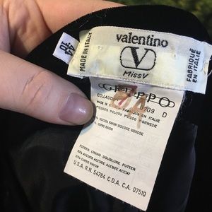 VALENTINO velvet skirt